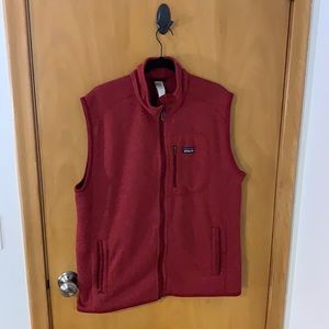 Red Patagonia better sweater vest